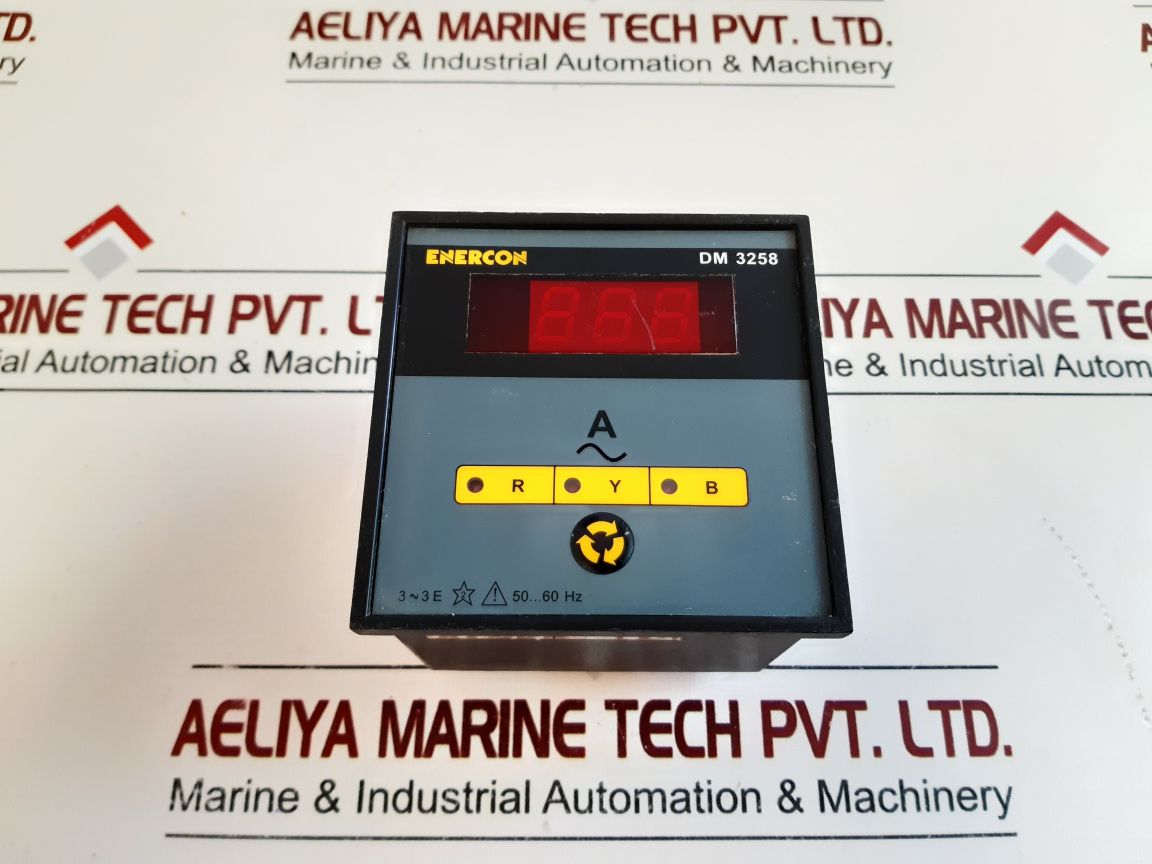 Enercon Dm 3258 Digital Panel Meter Ct 150/5A