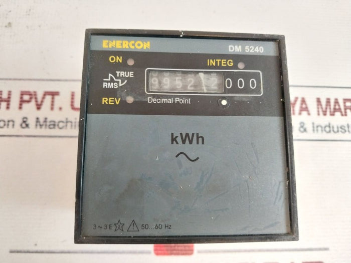 Enercon Dm 5240 Energy Meter 240V 50-60 Hz