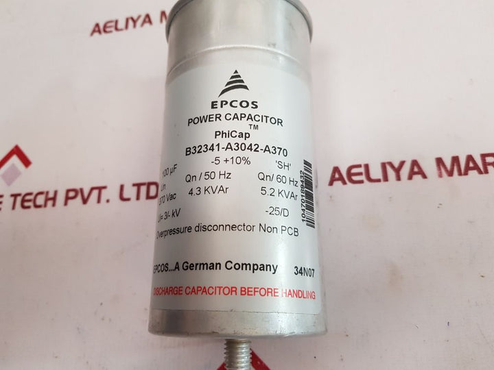 Epcos B32341-a5092-b550 Power Capacitor 34N07