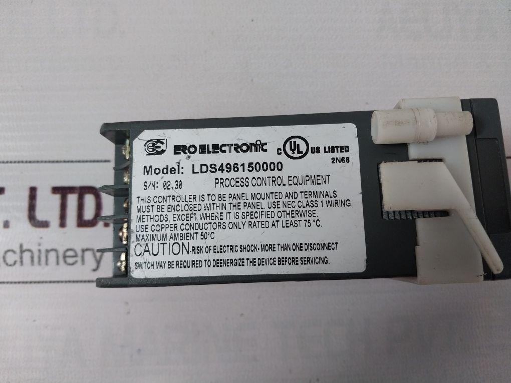ero electronic lds496150000 temperature process controller equipment 50°c