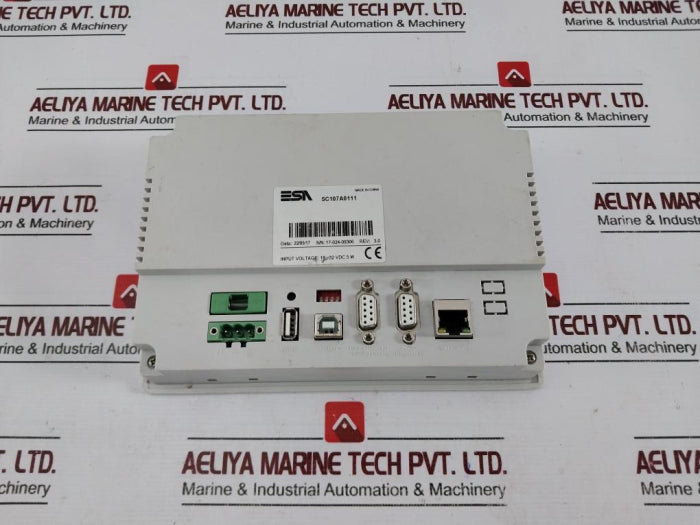 Esa Sc107A0111 Touch Screen Hmi Operator Panel Rev 3.0 18-32 Vdc 5W