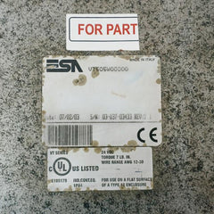 Esa Vt505W00000 Touch Screen Hmi Panel 24Vdc Awg 12-30
