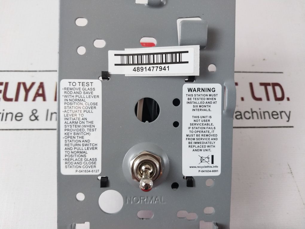 Est Siga-278 Manual Pull Red Fire Alarm Station 235139P