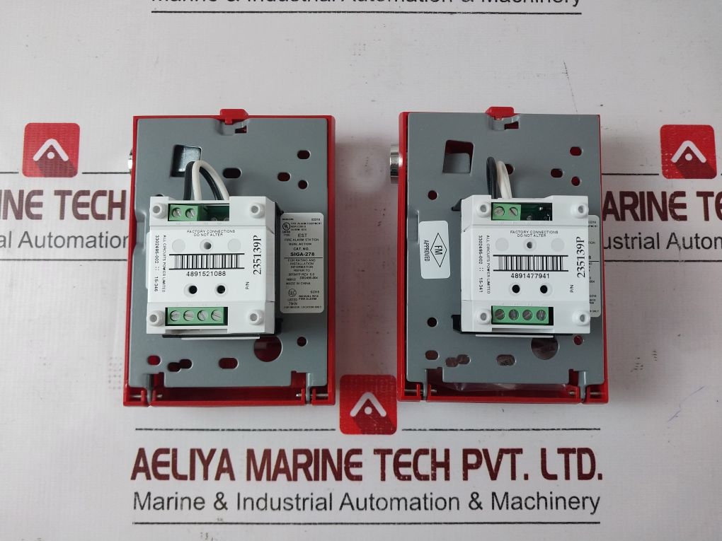 Est Siga-278 Manual Pull Red Fire Alarm Station 235139P