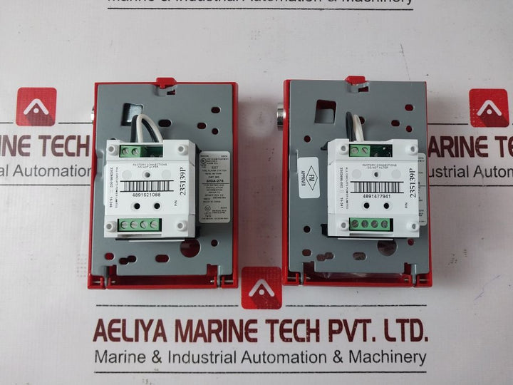 Est Siga-278 Manual Pull Red Fire Alarm Station 235139P