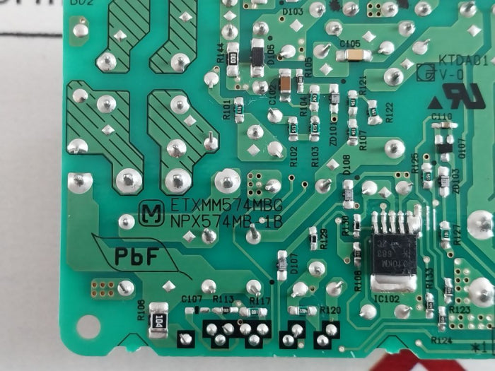Panasonic Etxmm574Mbg Pcb Card Npx574Mb-1B