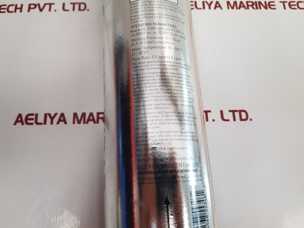 Everpure Ev9601-00 4C Water Filter Cartridge Ev960100 3000 Gallons Capacity