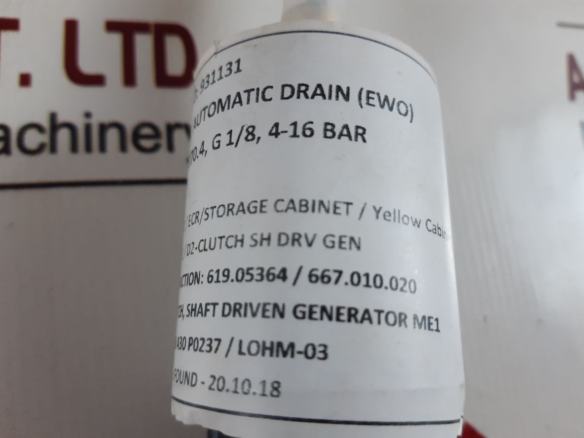 Ewo 5370.4 Condensate Auto Drain Valve