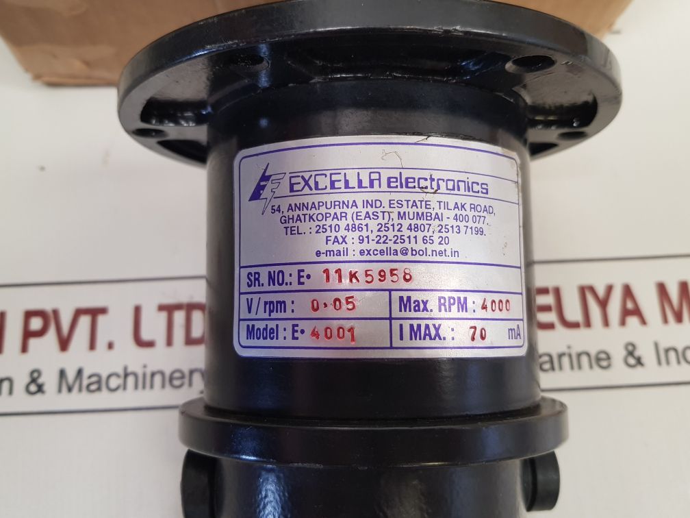 Excella e-4001 dc tachogenerator
