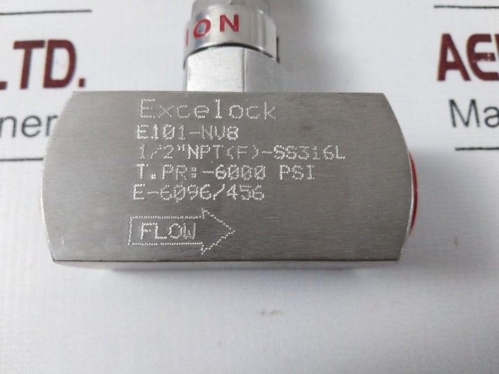 Excelock E101-nv8 Needle Valve