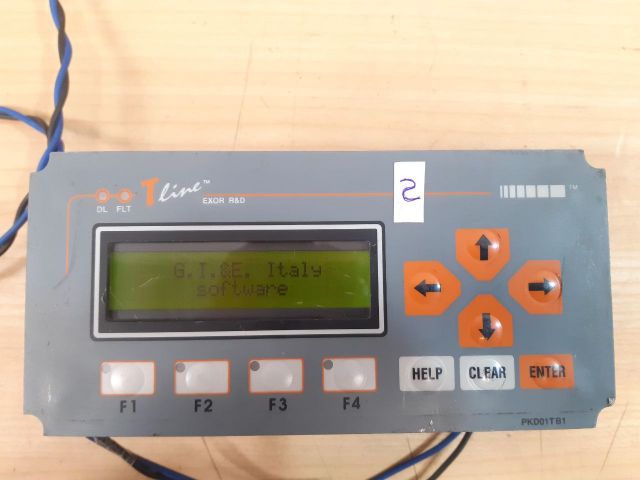 Tline Exor tmd01r-02-0345 operator panel