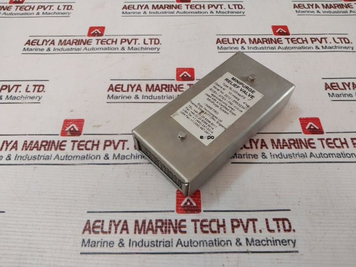 Expo Technologies Rlv25/Ss/Fs Minipurge Relief Valve 10 Mbarg 4