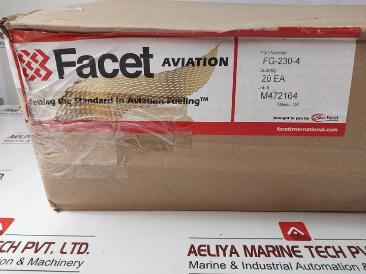 Facet fg-230-4 aviation fuel monitor candle filter cartridge