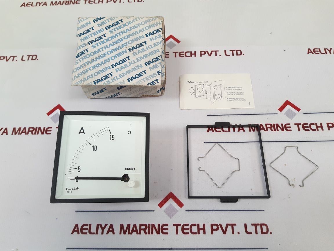 Faget 0-15 A 75 Ammeter