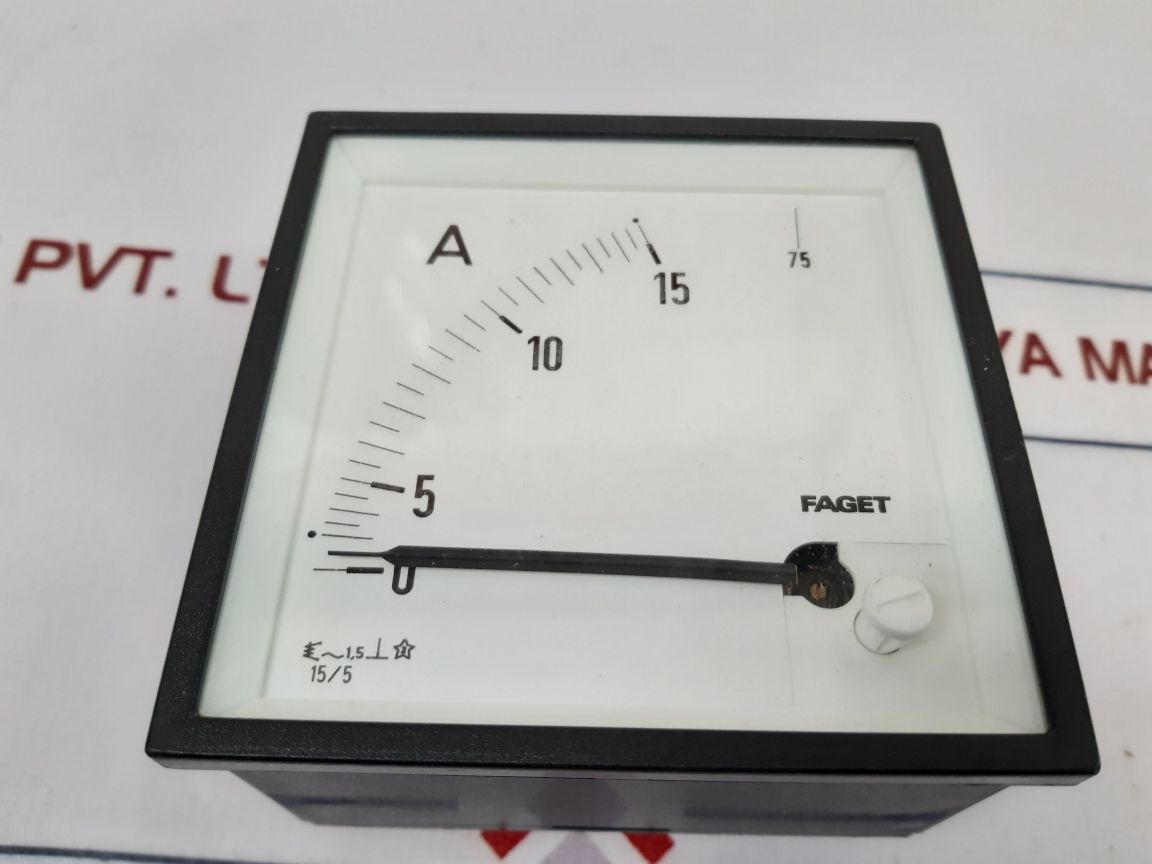 Faget 0-15/75A Ammeter