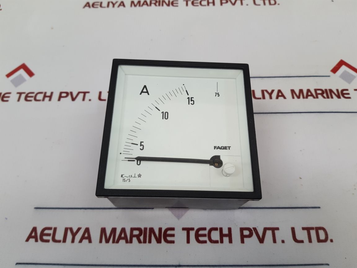 Faget 0-15/75A Ammeter