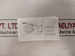 Faget 16444 Analog Panel Meter 0-10 Bar
