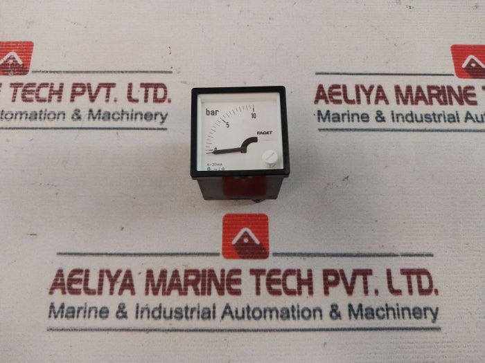Faget 16444 Analog Panel Meter 0-10 Bar