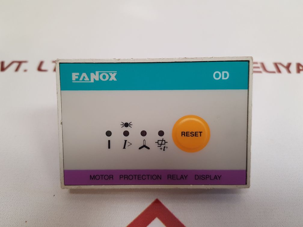 Fanox Od Motor Protection Relay Display