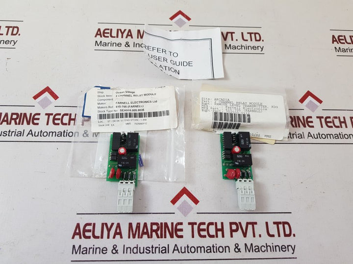 Farnell Electronics Sd3-2060-03 2 Channel Relay Module