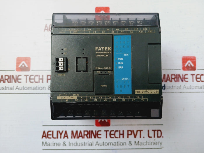Fatek Fbs-24Mct2-d24 Programmable Controller Advanced Main Unit 24V Dc, 36W