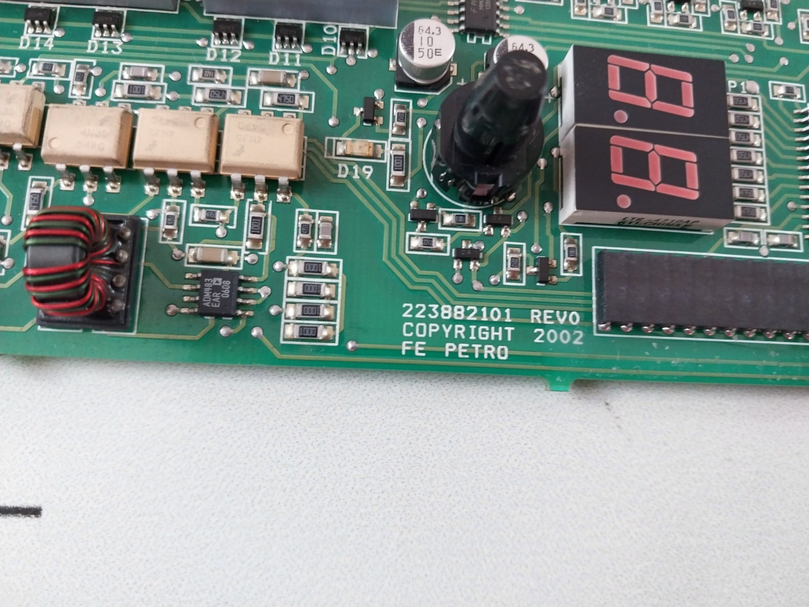 Franklin Electric 223882101 Rev 0 Pcb Card 225040 901 Rev 1.0