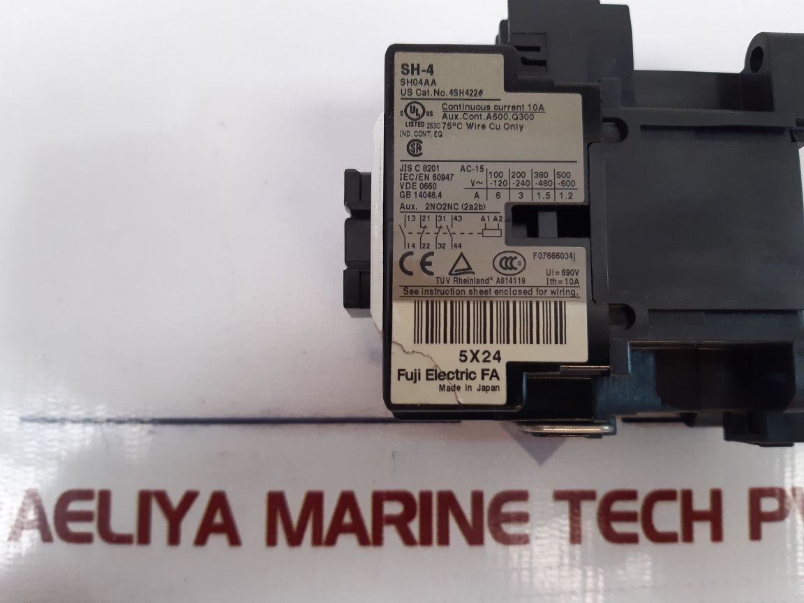 Fuji electric sh-4 contactor 4sh422