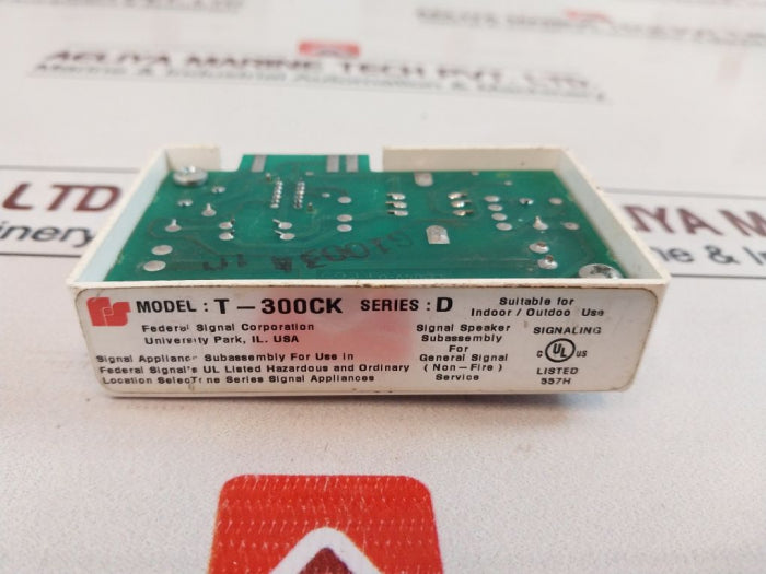 Federal Signal T-300Ck Connector Card 130680C