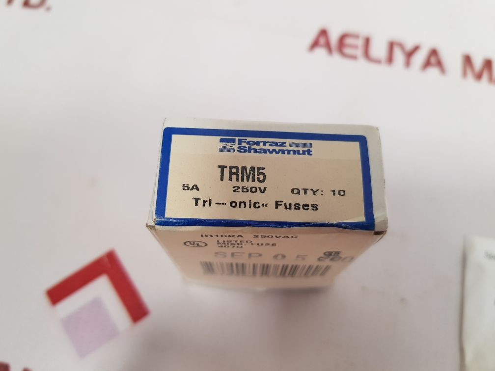 Lot Of 10X Ferraz Shawmut Trm5 Tri-onic Fuses Time Delay Fuse-5A