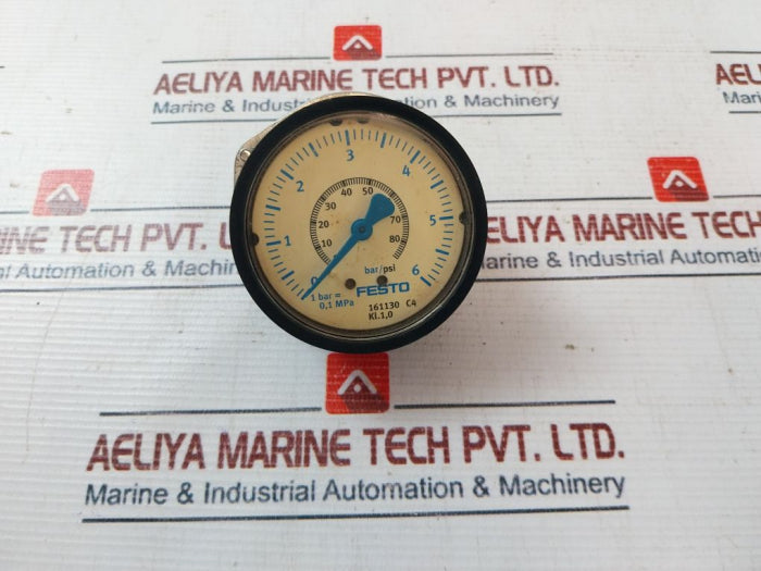 Festo 161130 Pressure Gauge 0-80 Psi