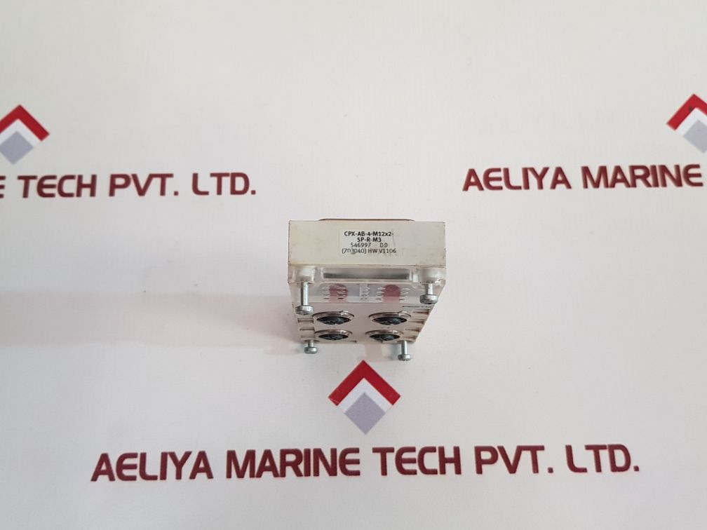 Festo Cpx-ab-4-m12X2-5P-r-m3 Interlocking Block Used