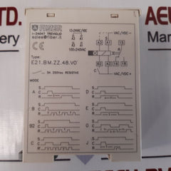Fiber E21.Bm.Zz.48.V0 Time Delay Relay E21F48 5A 250Vac