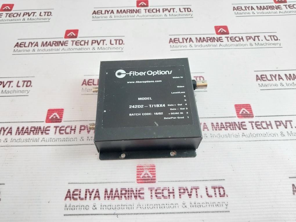 Fiber Options 242D2-t/1Bx4 Video And Data Transmitter