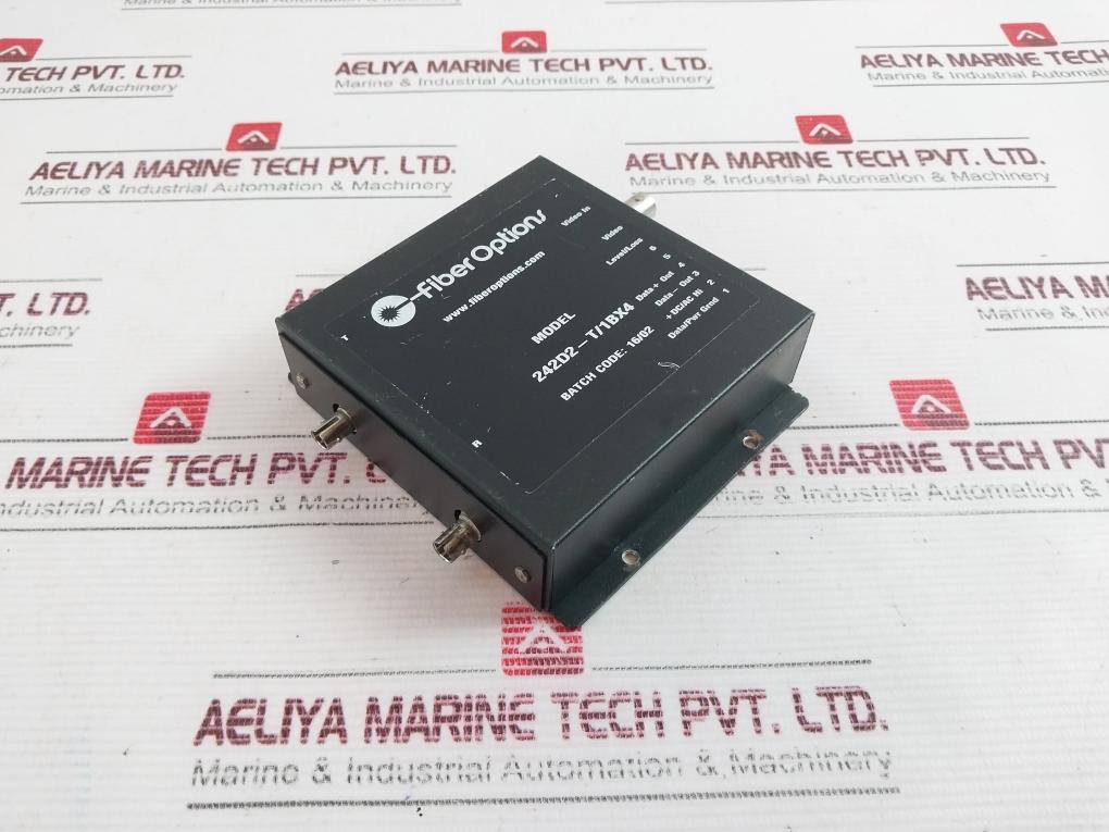 Fiber Options 242D2-t/1Bx4 Video And Data Transmitter