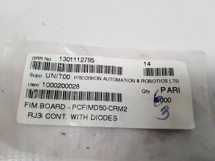 FIM BOARD-PCFIMD50-CRM2 RJ3I Relay Module 94V