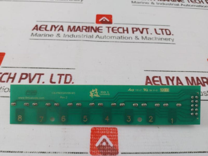 Fim Valvole Cs-pmxsav08-m1 Printed Circuit Board Rev 2