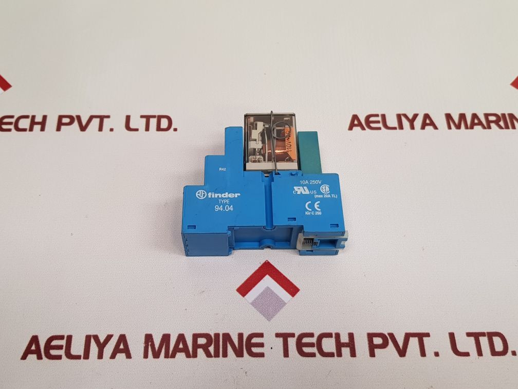 Finder 55.34.8.110.0040 Relay Coil With Socket 94.04 10A 250V