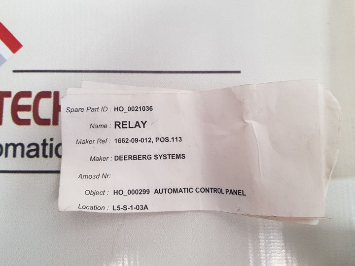 Finder 60.13 Relay 10A 250V 1663-09-012