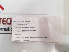 Finder 60.13 Relay 10A 250V 1663-09-012