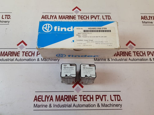 Finder 62.83.8.230.0000 Power Relay 16A 250V