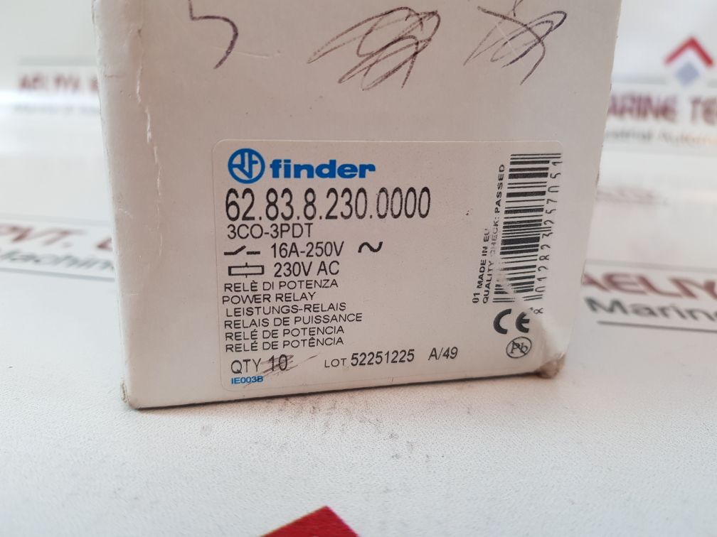 Finder 62.83.8.230.0000 Power Relay 16A 250V