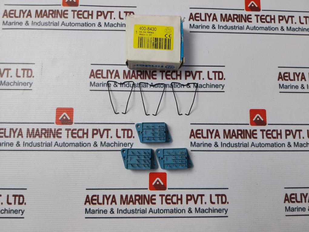 Finder 94.34 Pin 10A 250V Ac Panel Mount Relay Socket 