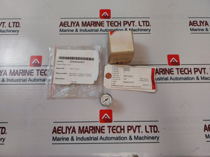 Fisher 18B7713X012 Pressure Gauge 0-160 Psi