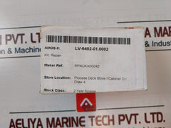 Fisher Rpackx00042 Valve Packing Kit Double Ptfe