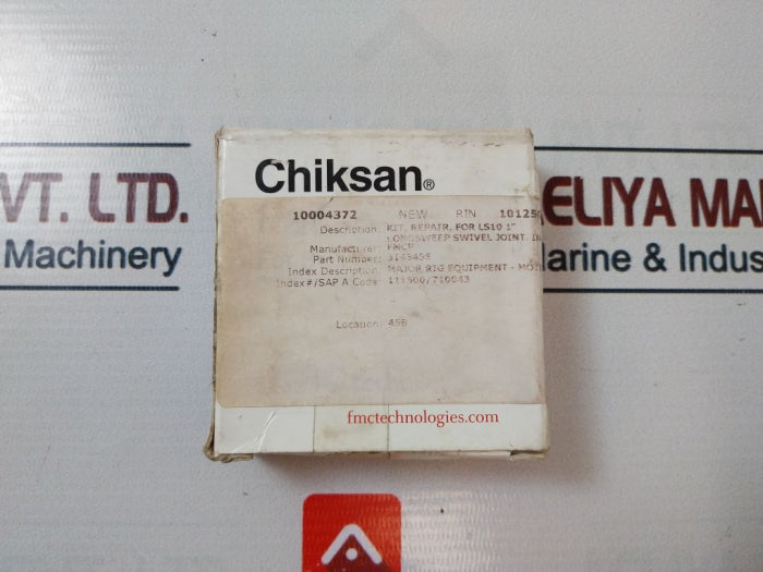 FMC Technologies 3139551 Chiksan Packing For Swivel Joint Repair Kit