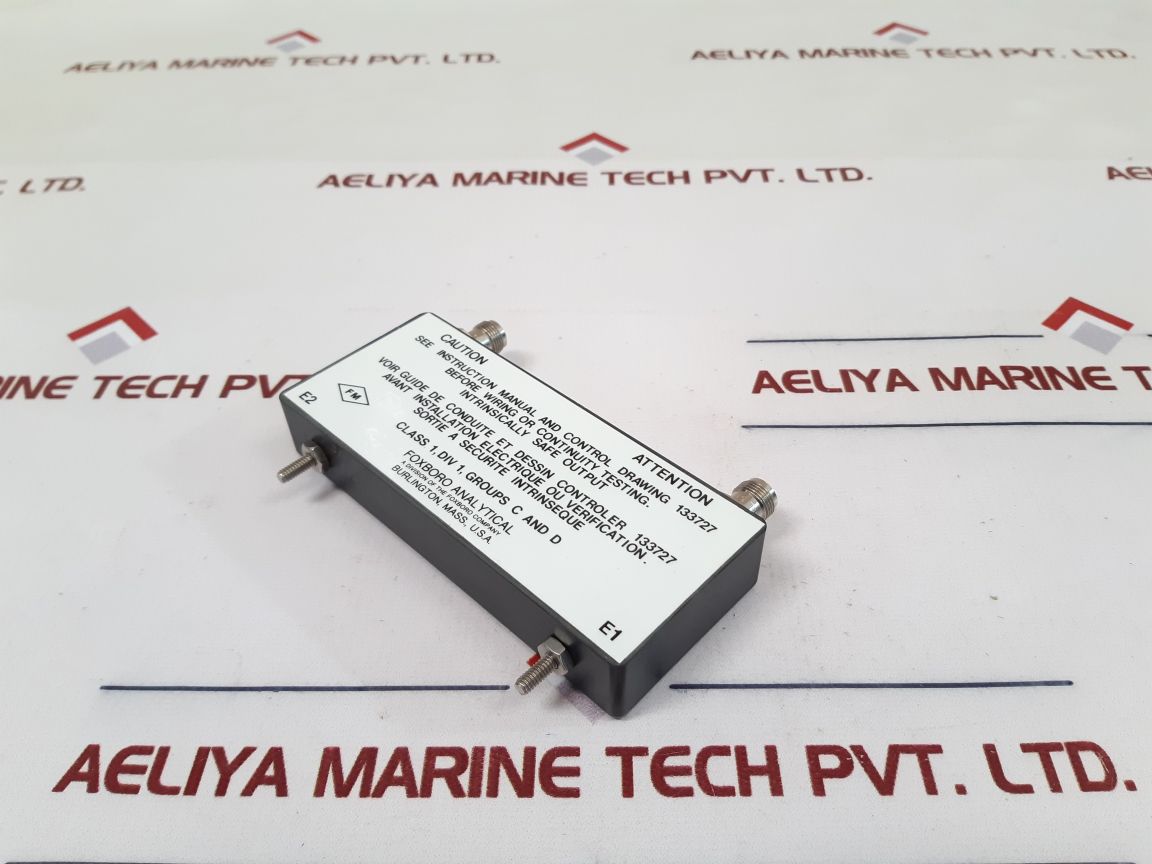 Foxboro 128735 Intrinsic Safety Barrier