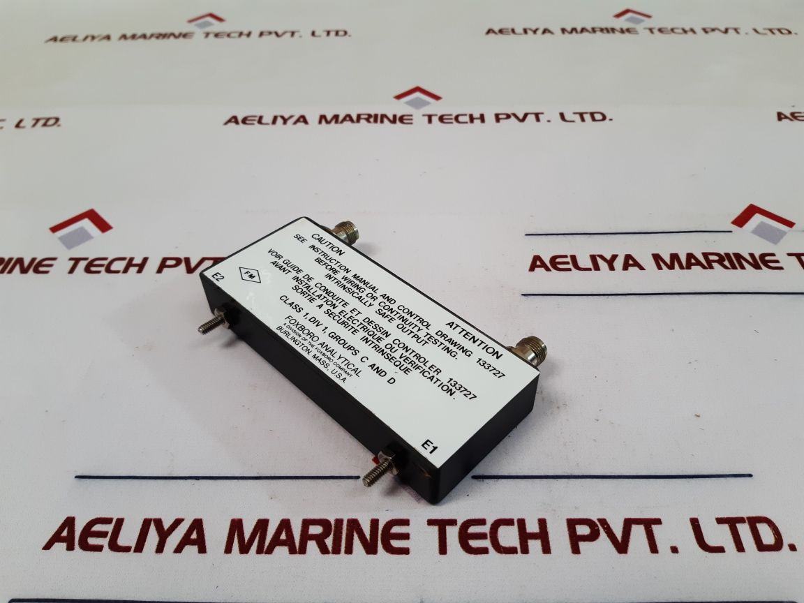 Foxboro Analytical 127845-3 Intrinsic Safety Barrier