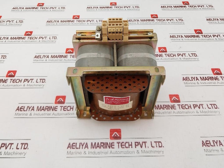 Fr.A.Hermansen 440 V – 60 Hz 40 V – 500 Va Transformatorfabrikk