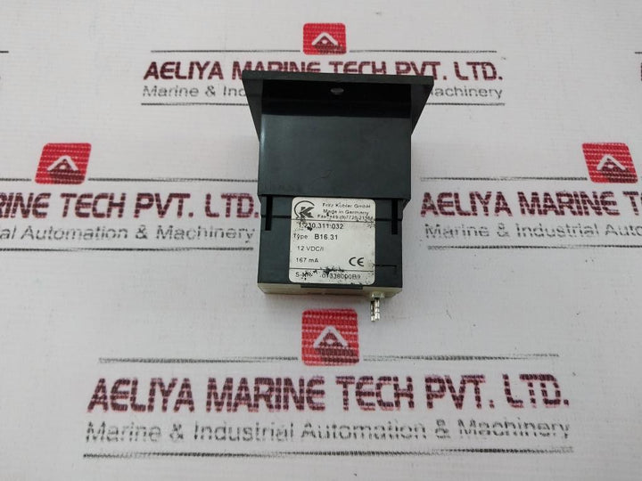 Fritz Kubler B16.31 Micro Pulse Counter 167 Ma