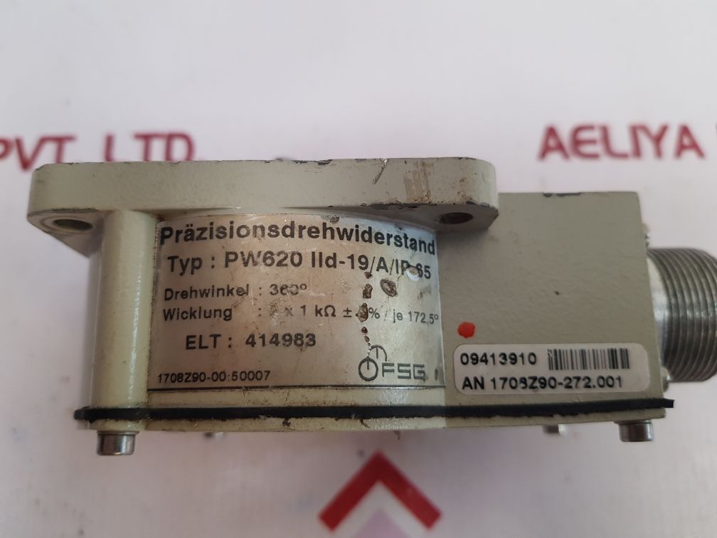 Fsg pw620 iid-19/a/ip-65 precision rotation resistance